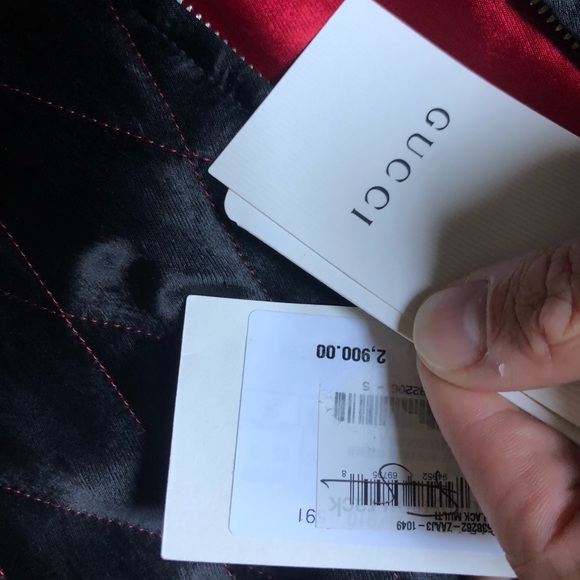 (LIMITED EDITION ) REVERSIBLE SATIN GUCCI JACKET - Picture 3 of 6